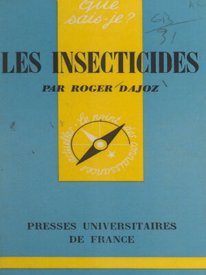 cover image of Les insecticides